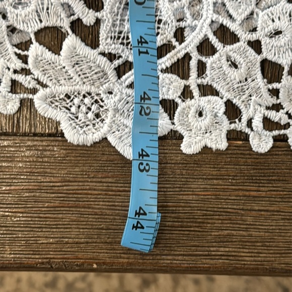 ASTR the Label Lace V Neck Midi Dress Baby Blue - Picture 12 of 12